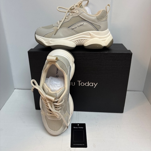 NIBox Women’s Beau Today Chunky Walking Shoes Size 5.5 - Picture 1 of 5